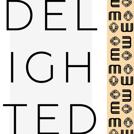 Modern Ornament's Goals and Tone for the week: DELIGHTED