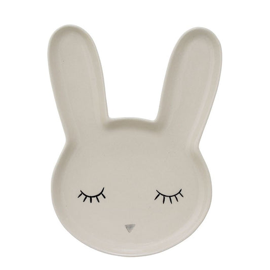 Bunny Stoneware Plate