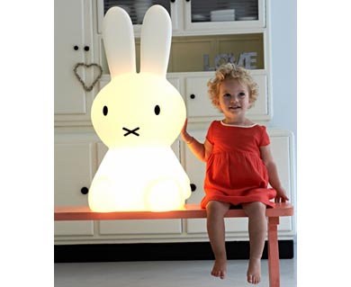 Large Miffy Bunny Table Lamp