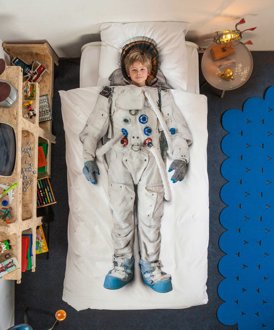 Astronaut Twin Duvet Cover and Pillowcase