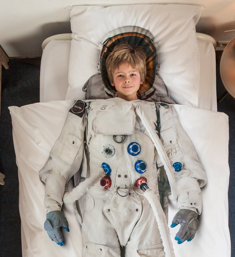 Astronaut Twin Duvet Cover and Pillowcase