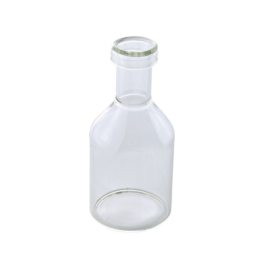 Clear Glass C Vase 6.10" High