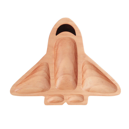 Spaceship Wooden Plate - Made in the Philippines