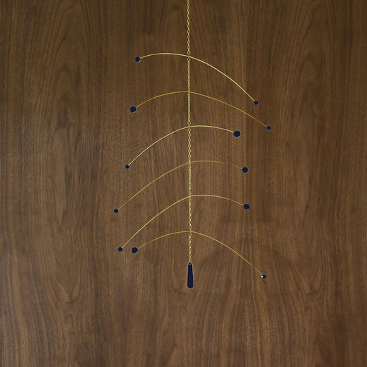 Brass and Blue Mobile