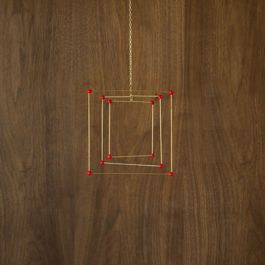 Brass Square Mobile