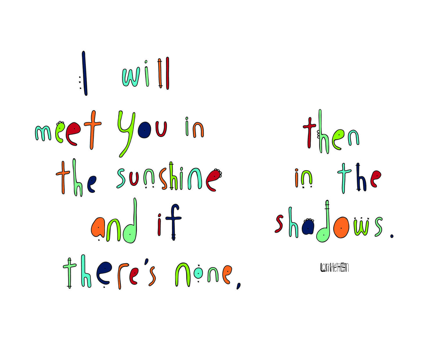 Sunshine and Shadows Artwork