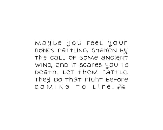 Coming to Life Inspirational Art Print