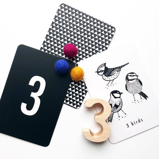Nature Number Cards 4" x 6"