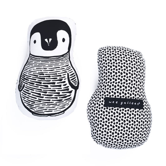 Penguin Organic Cotton Canvas Pillow
