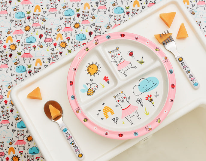 Clementine Bear Divided Suction Plate