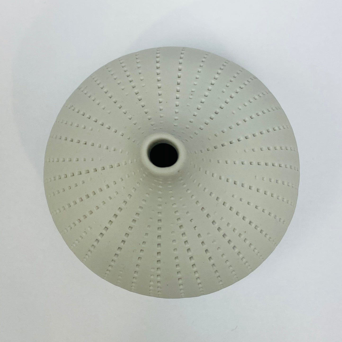 White Mini Textured Bottle Vase