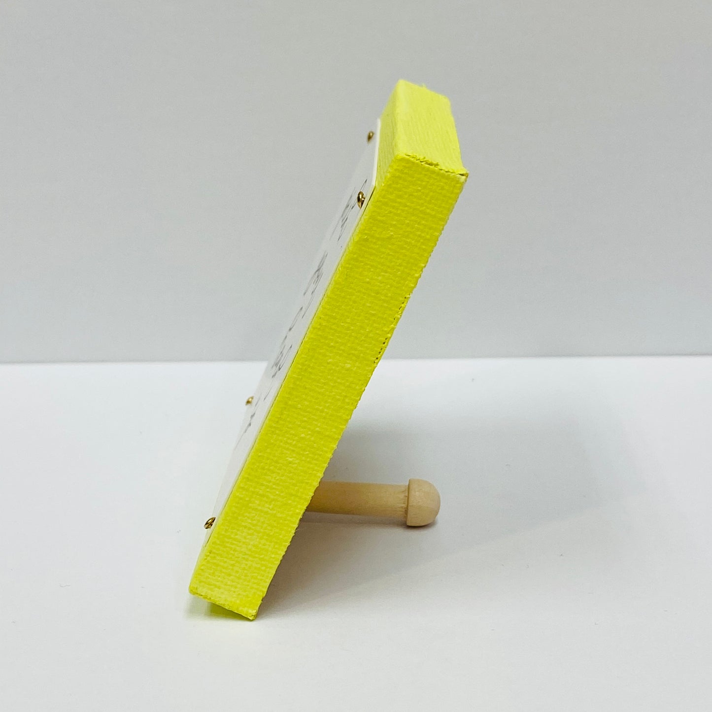 Pick Your Head Up Neon Yellow Mini Inspirational Sign