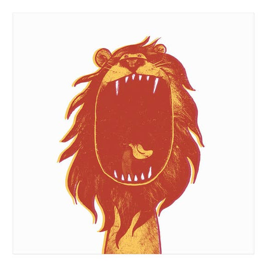 Lion Screen Print