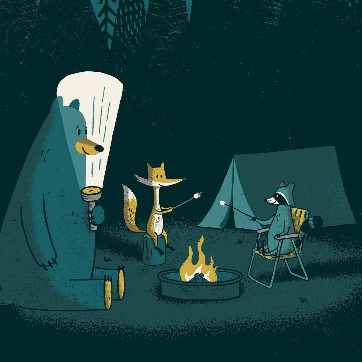 Campfire Stories Screen Print