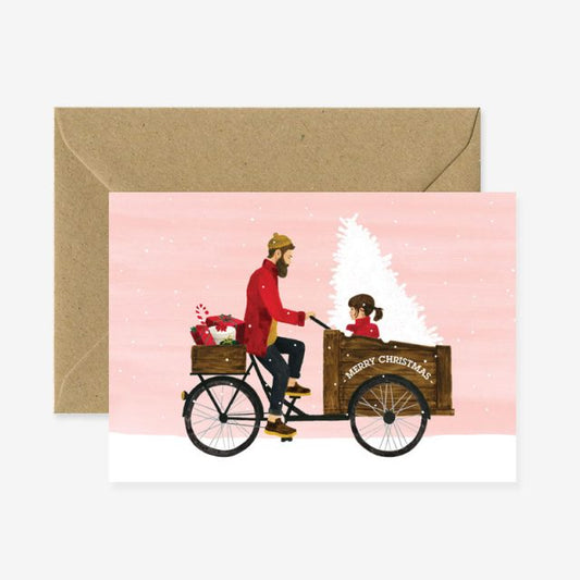 Dad and Daughter Greeting Card