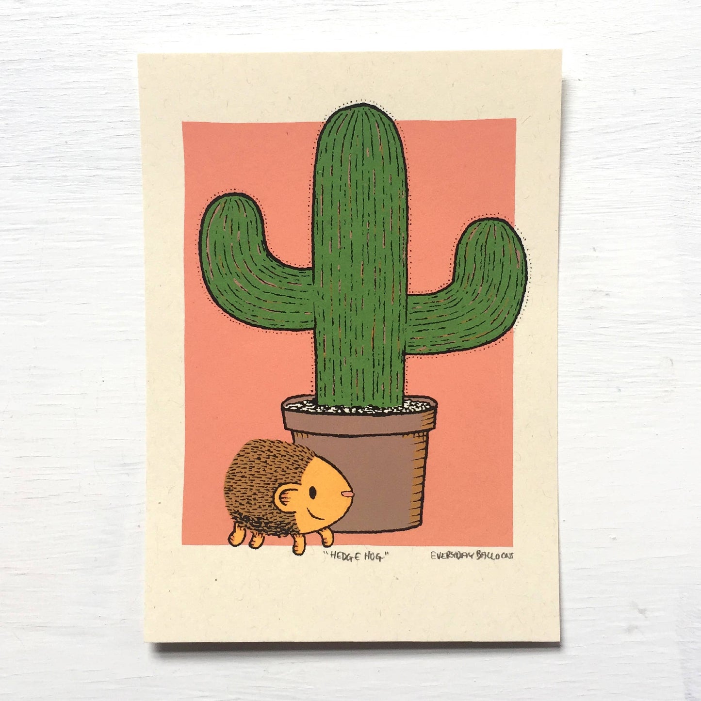Hedge Hog Art Print