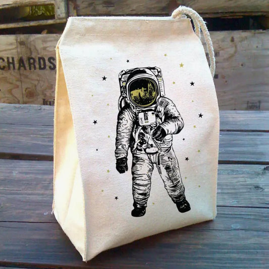 Astronaut in Space Lunch Tote