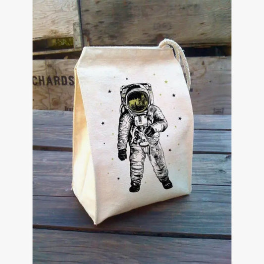 Astronaut in Space Lunch Tote