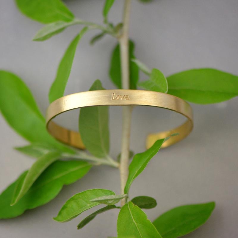 Love Inspirational Metal Bracelet