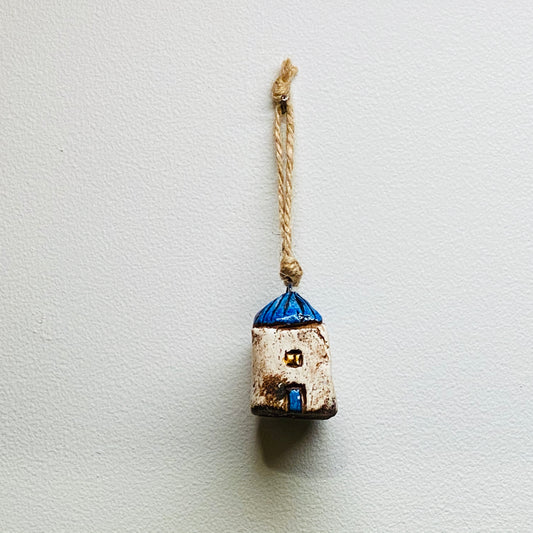 I Love You Dad Blue House Ornament