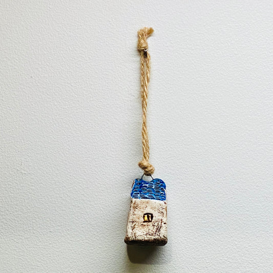 Love Blue House Ornament