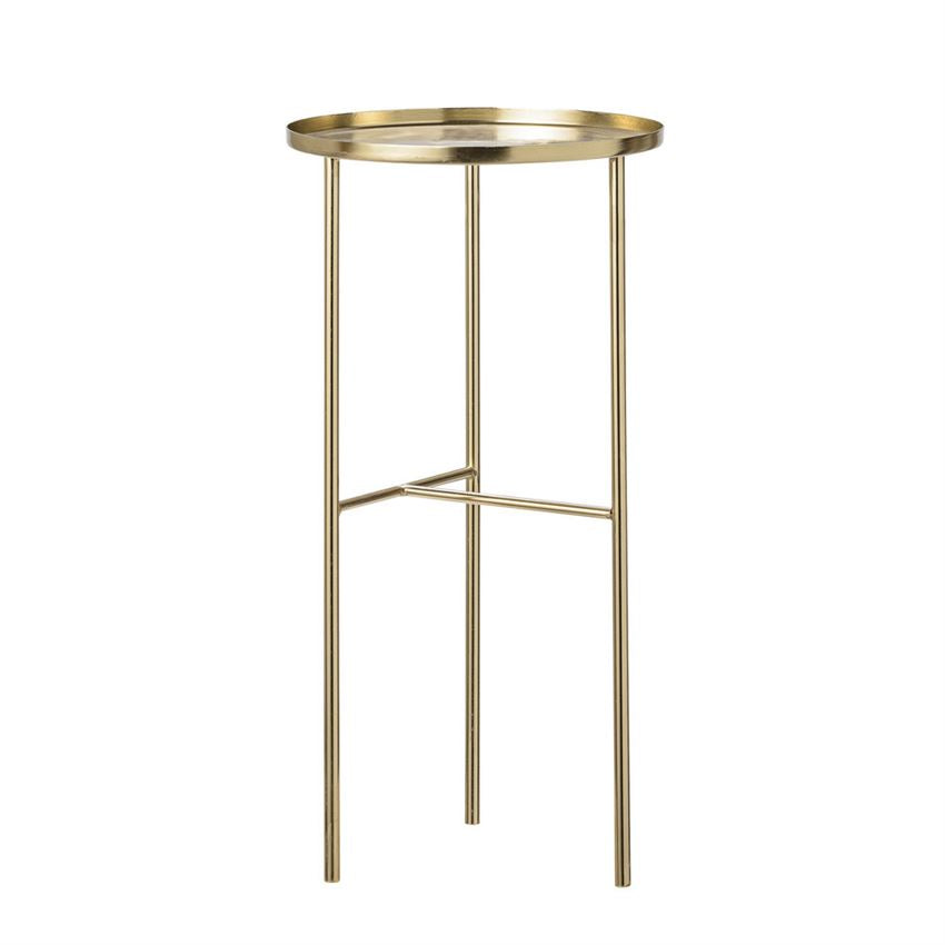 Gold Metal Side Table