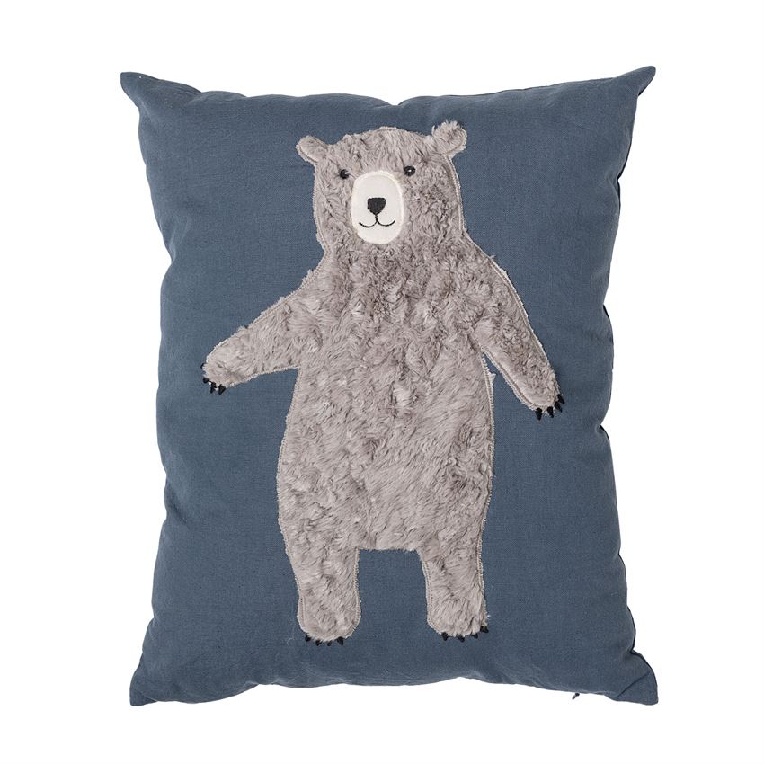 Blue Bear Pillow