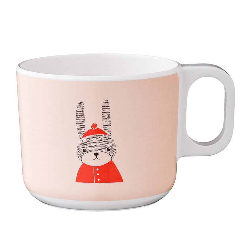 Geometric Bunny Melamine Mug