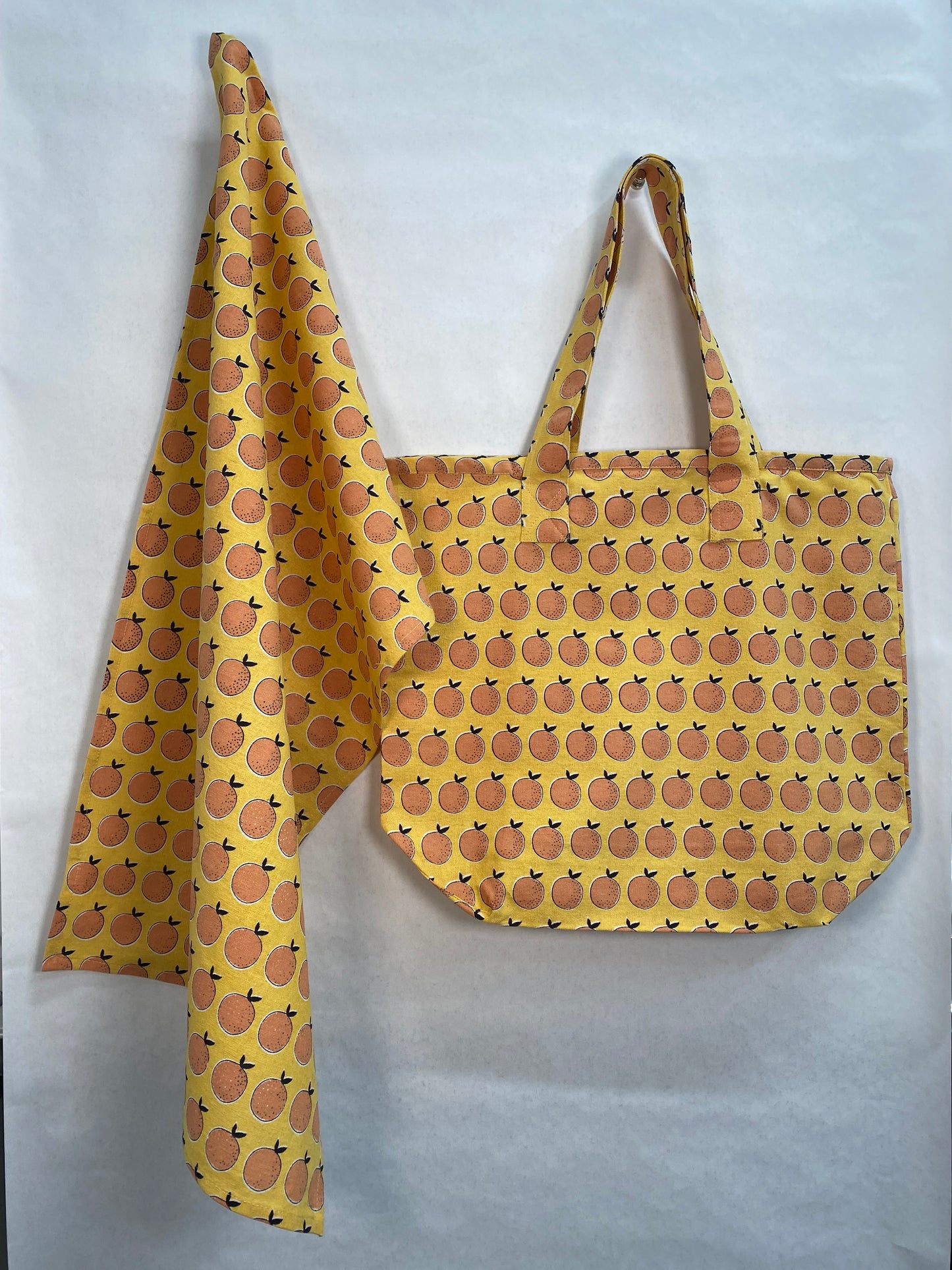 Orange Reusable Tote Bag