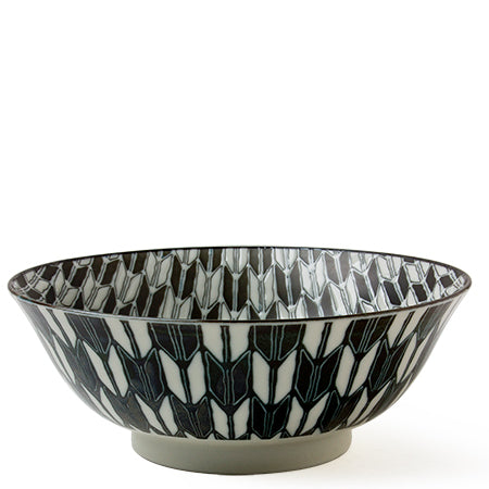 Black and White 7.75 inch Bowl Tableware