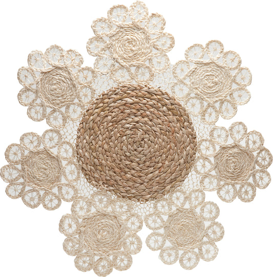 Tabletop Straw Two Tone Placemat