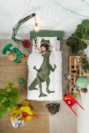 Dinosaur Twin Duvet Cover and Pillowcase