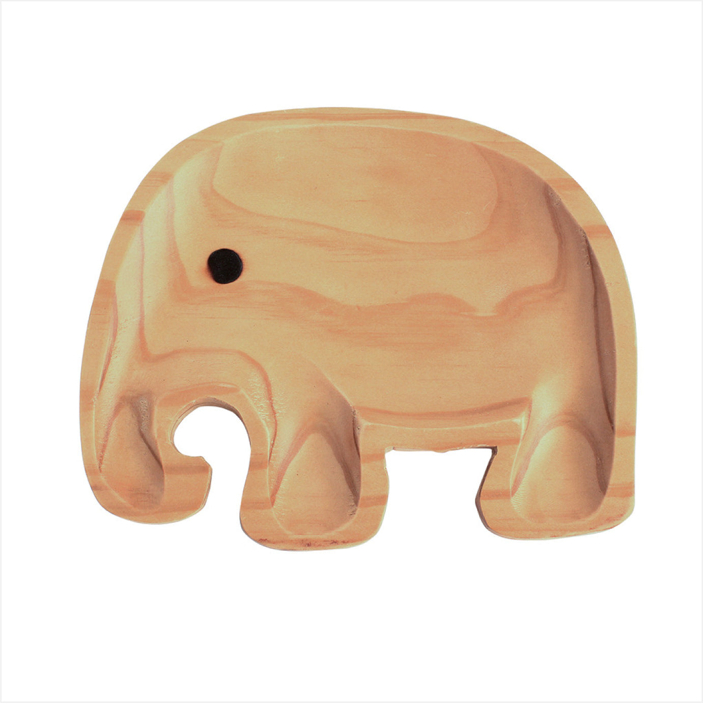 Elephant Wooden Plate