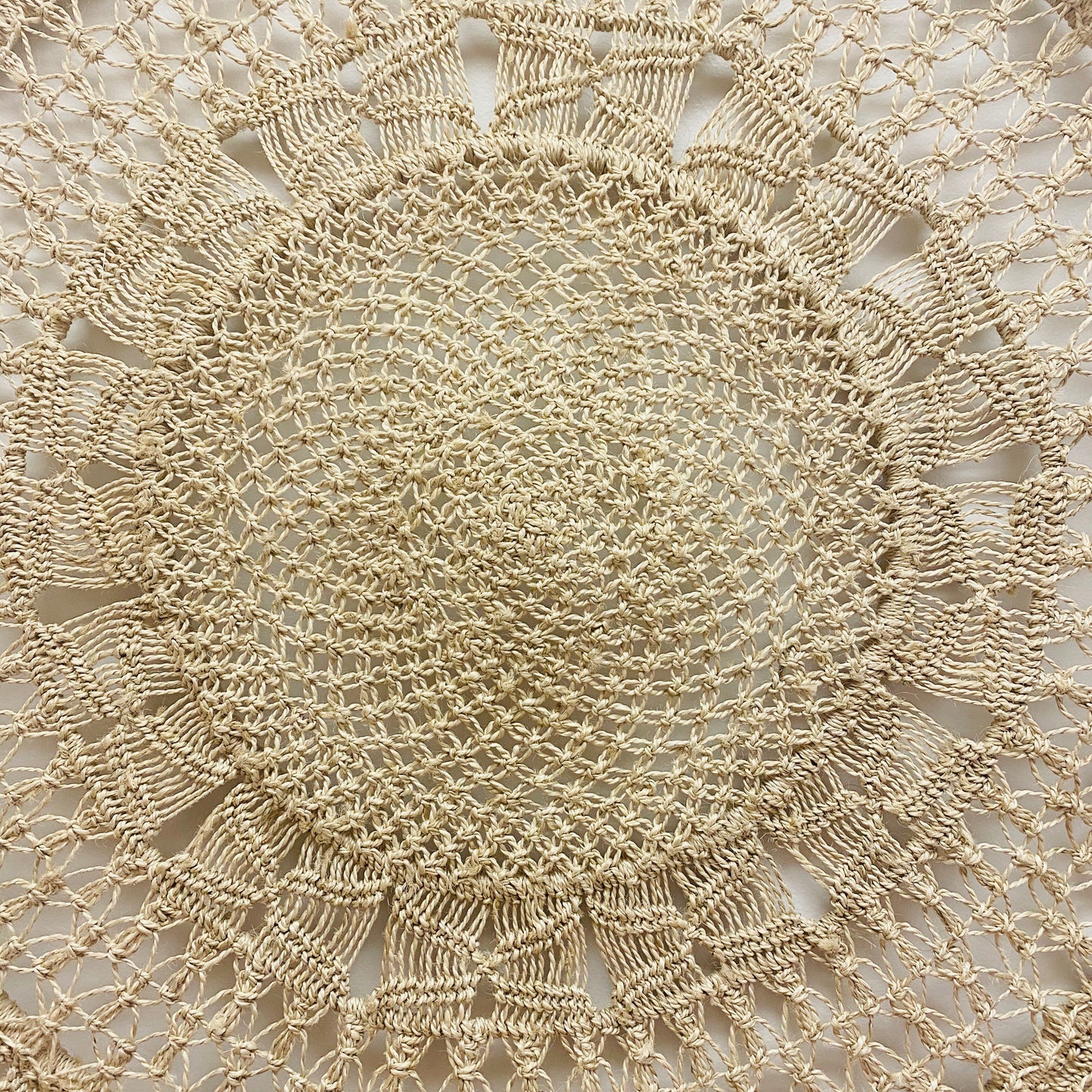 Small Round Jute Wall Hanging