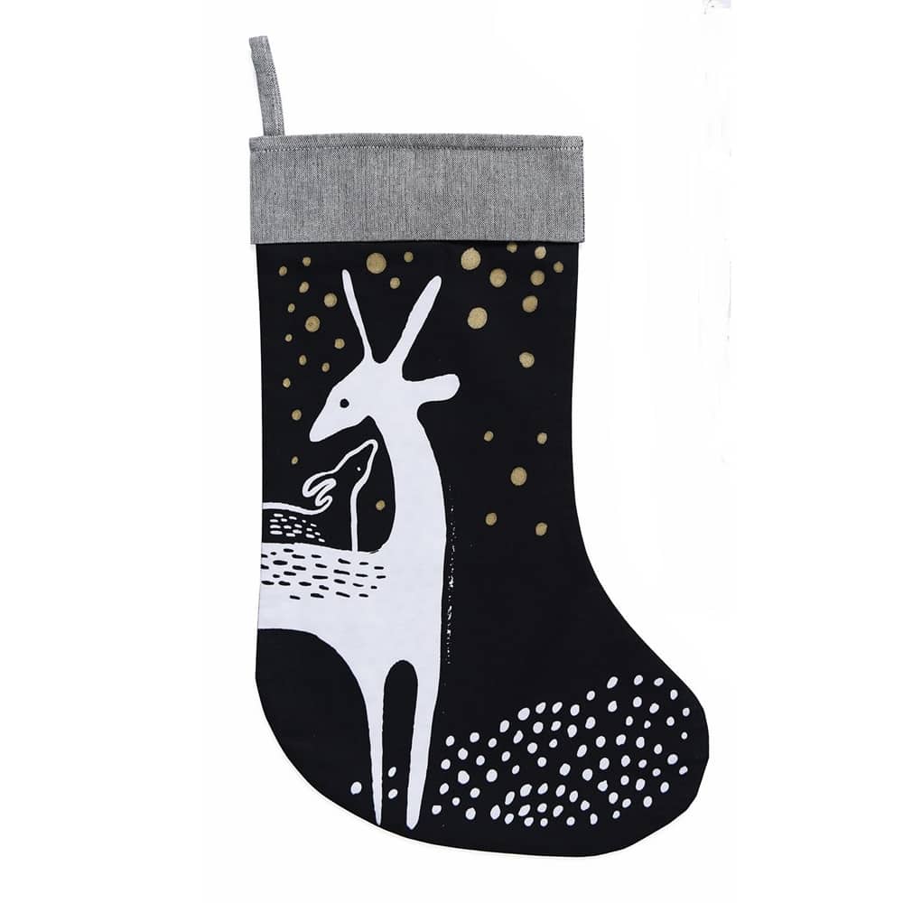 Deer Holiday Stocking