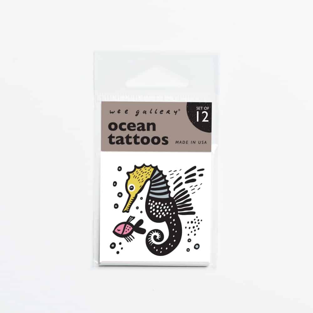 Ocean Temporary Tattoo