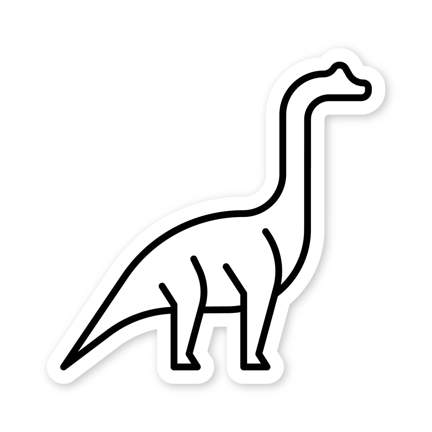 Brachiosaurus Vinyl Sticker
