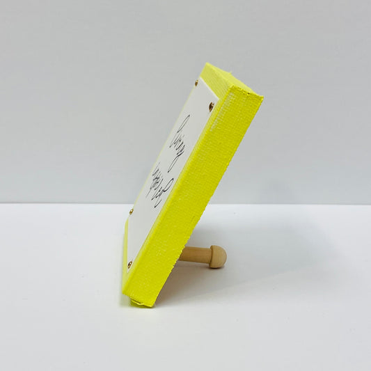 Living Inspired Neon Yellow Mini Inspirational Sign