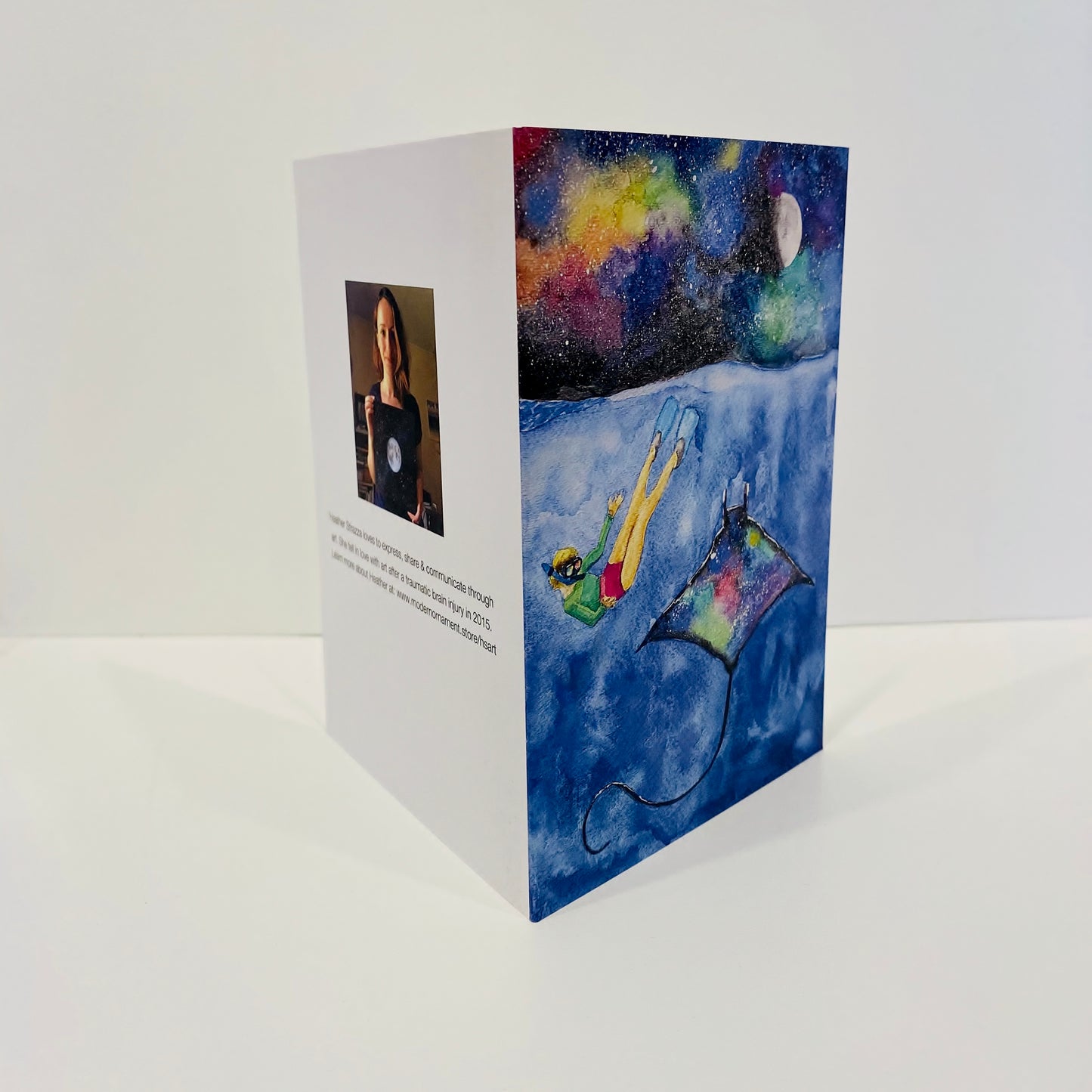 Sea Diving Greeting Card