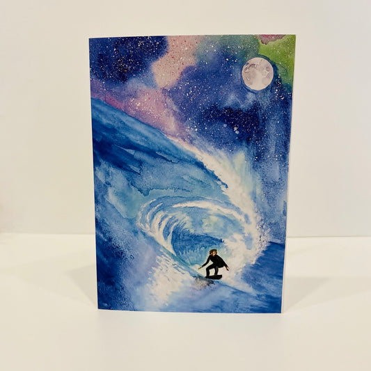 Surfer Greeting Card