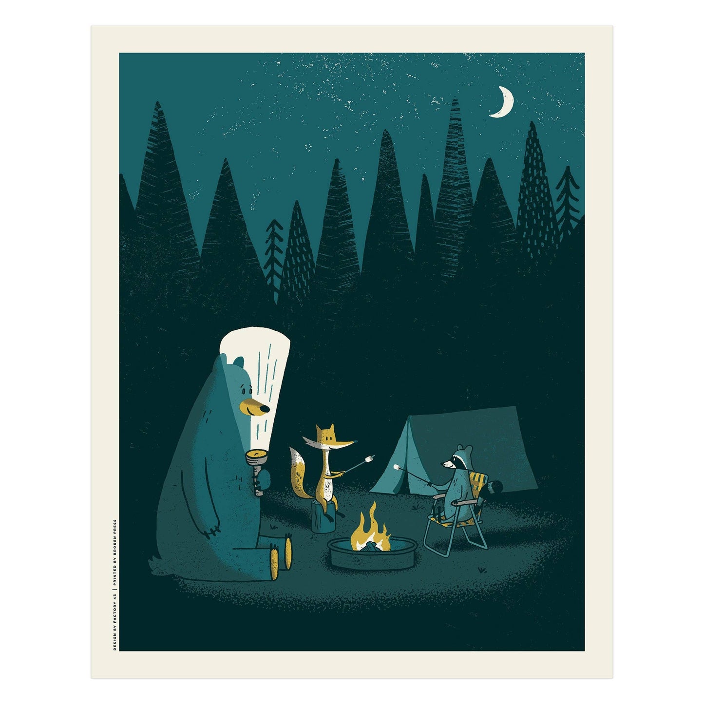 Campfire Stories Screen Print