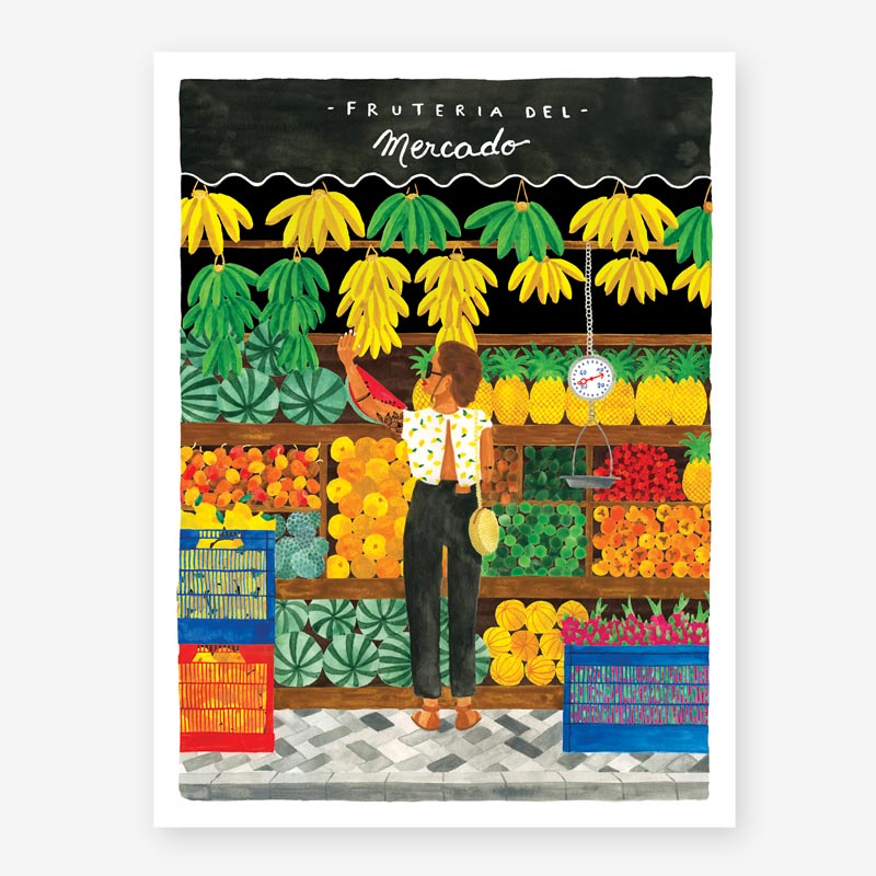 Fruit Market Artwork Large