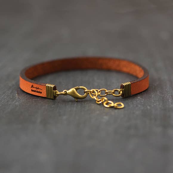 Mama Bear Inspirational Leather Bracelet 9 inch