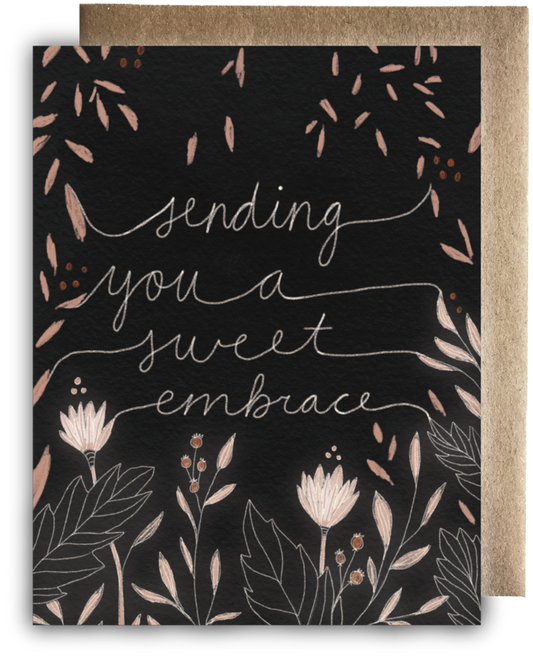 Sending an Embrace Greeting Card