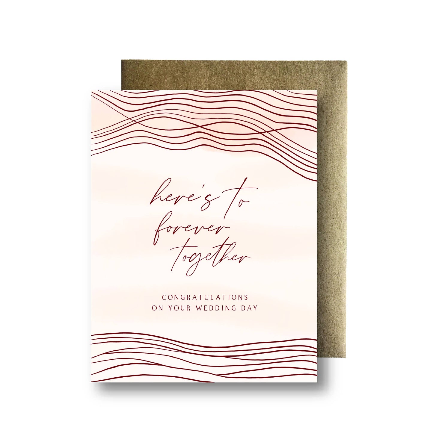 Forever Together Wedding Greeting Card