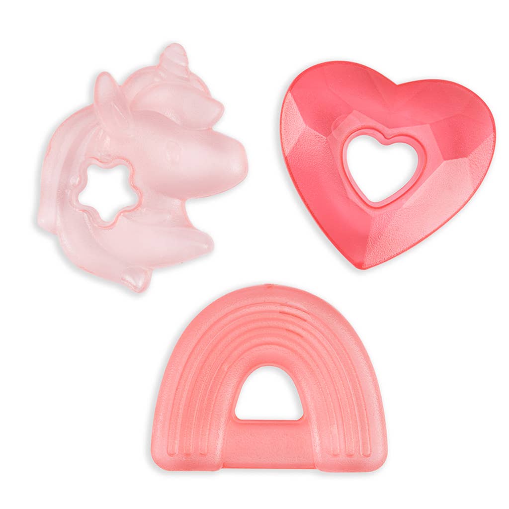Unicorn Water Filled Baby Teethers (3-pack)
