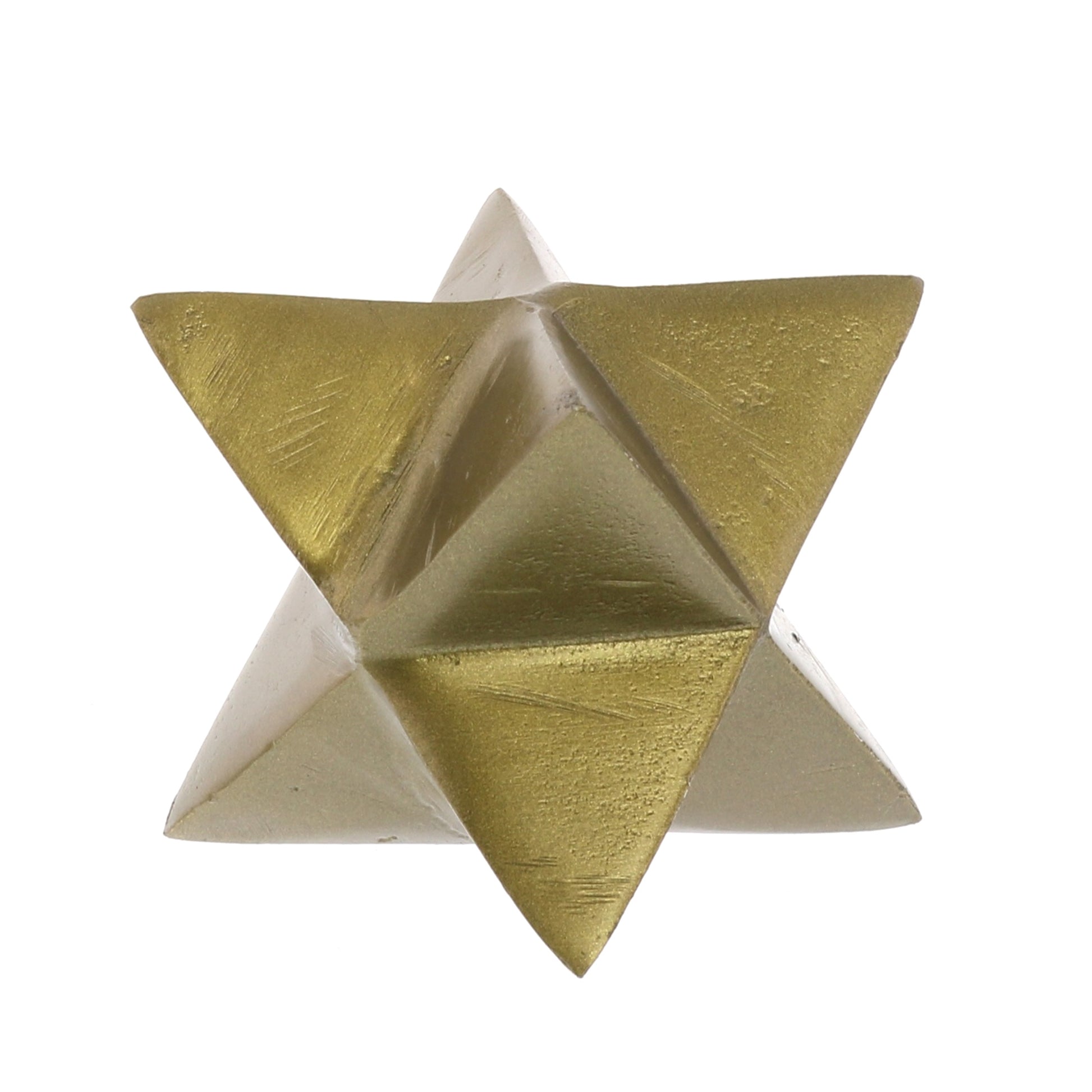 8-Point Star Brass Metal Object Home Decor