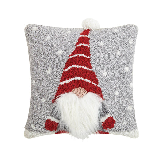 Christmas Gnome Hook Accent Pillow
