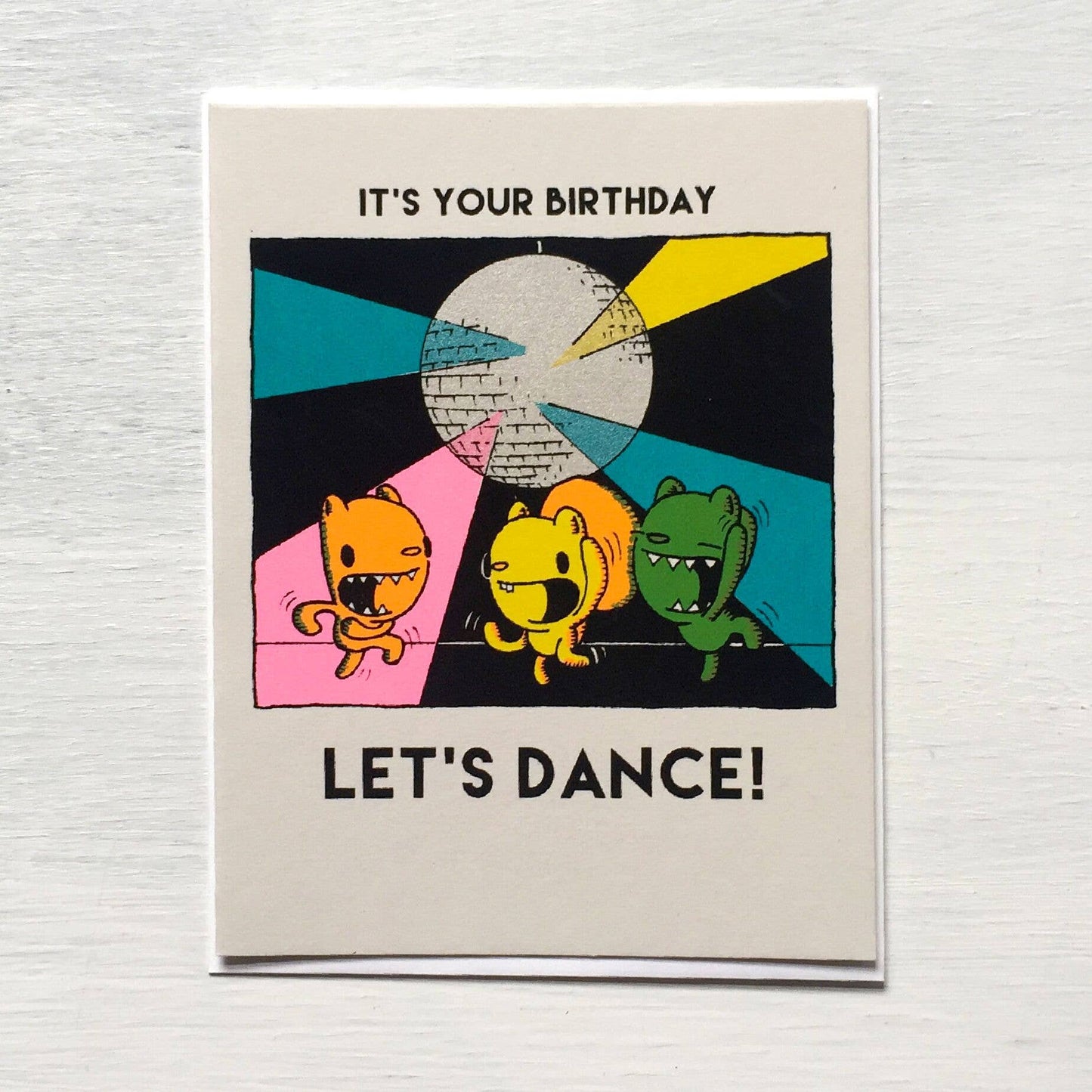 Let's Dance Happy Birthday Greeting Card