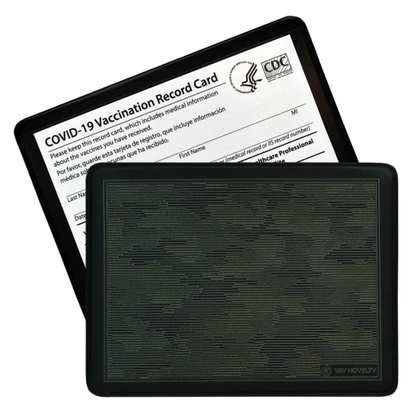Camouflage Insurance and Vaccination Card Holder